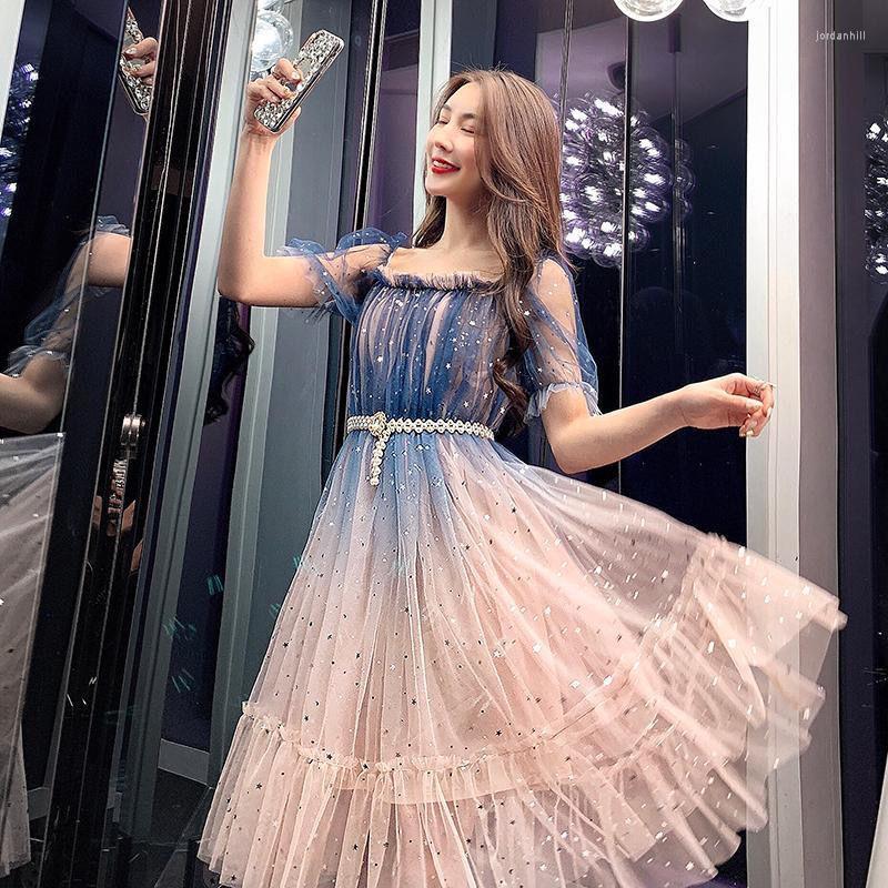 Casual Dresses Women Dress Summer Gradient Color Tulle Skirt Women' Vestido De Mujer Femme Robe, Pink
Casual Dresses Women Dress Summer Gradient Color Tulle Skirt Women' Vestido De Mujer Femme Robe, Pink