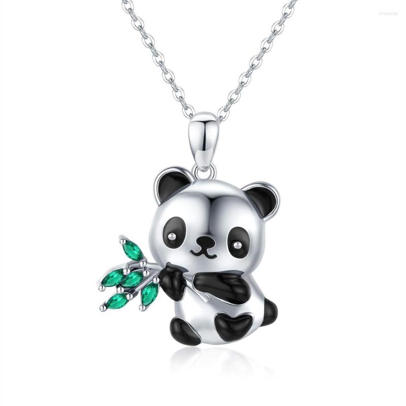 Pendant Necklaces Harong Cute Panda Necklace Inlaid Crystal Delicate Smooth Silver Plate Enamel Animal Jewelry Gift For Girl Woman
Pendant Necklaces Harong Cute Panda Necklace Inlaid Crystal Delicate Smooth Silver Plate Enamel Animal Jewelry Gift For Girl Woman