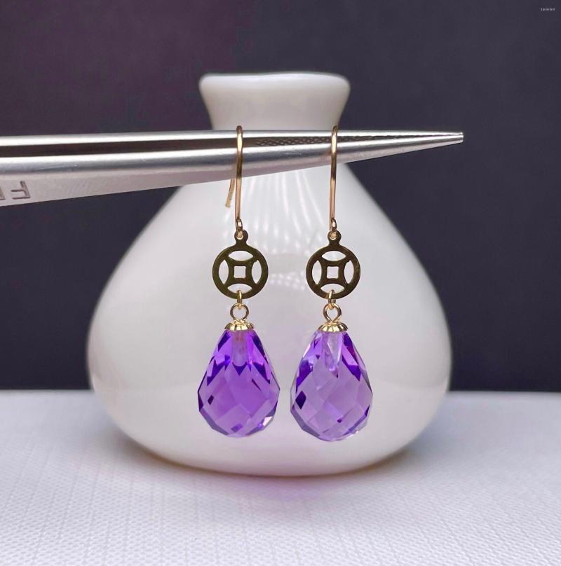 Stud Earrings Shilovem 18K Yellow Gold Piezoelectric Amethyst Fine Jewelry Trendy Gift Plant Women 8 11mm Myme0811124z
Stud Earrings Shilovem 18K Yellow Gold Piezoelectric Amethyst Fine Jewelry Trendy Gift Plant Women 8 11mm Myme0811124z