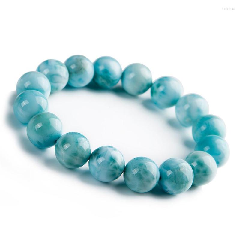 Strand Genuine Blue Natural Larimar Bracelets Women Men 13mm Stretch Crystal Round Bead Stone Bracelet Drop
Strand Genuine Blue Natural Larimar Bracelets Women Men 13mm Stretch Crystal Round Bead Stone Bracelet Drop