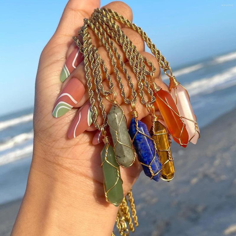 Choker Handmade Natural Stone Necklace For Women Rhinestone Crystal Necklaces Stainless Steel Chain Boho Vintage Jewelry Gift
Choker Handmade Natural Stone Necklace For Women Rhinestone Crystal Necklaces Stainless Steel Chain Boho Vintage Jewelry Gift