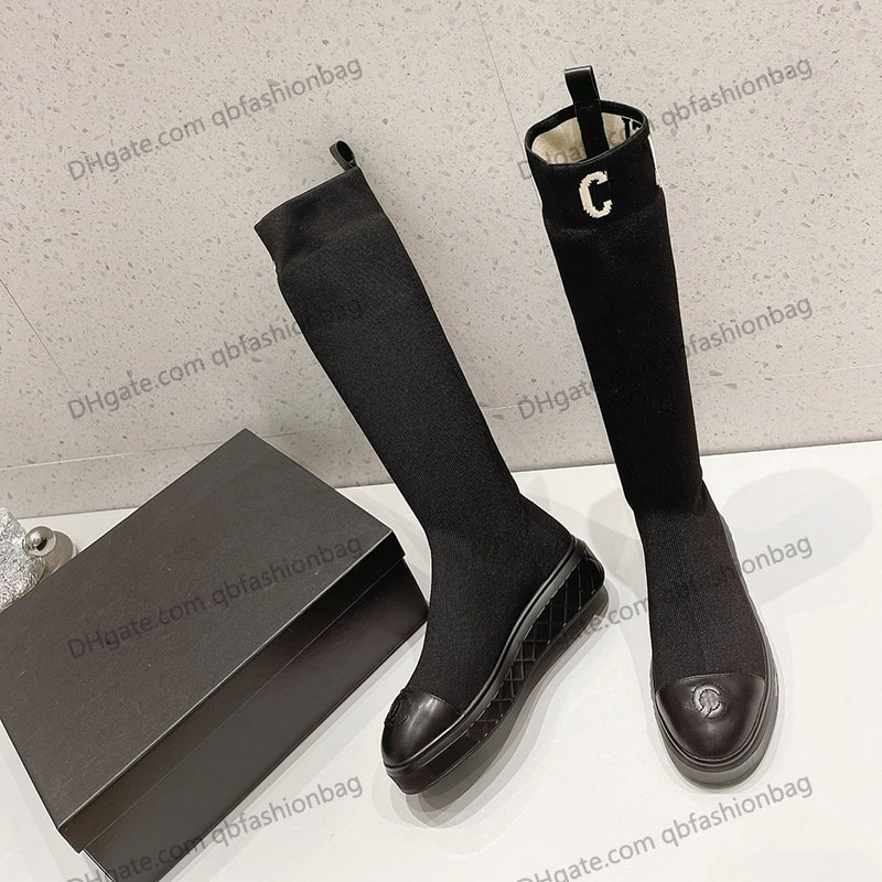 Womens Platform Elastic Knee Boots Designer Slip-on Knight Fashion Retro Black F/w Snow Chelsea Boot Quilted Texture Matelasse Casual Booties Classic Luxurys Shoe
Womens Platform Elastic Knee Boots Designer Slip-on Knight Fashion Retro Black F/w Snow Chelsea Boot Quilted Texture Matelasse Casual Booties Classic Luxurys Shoe