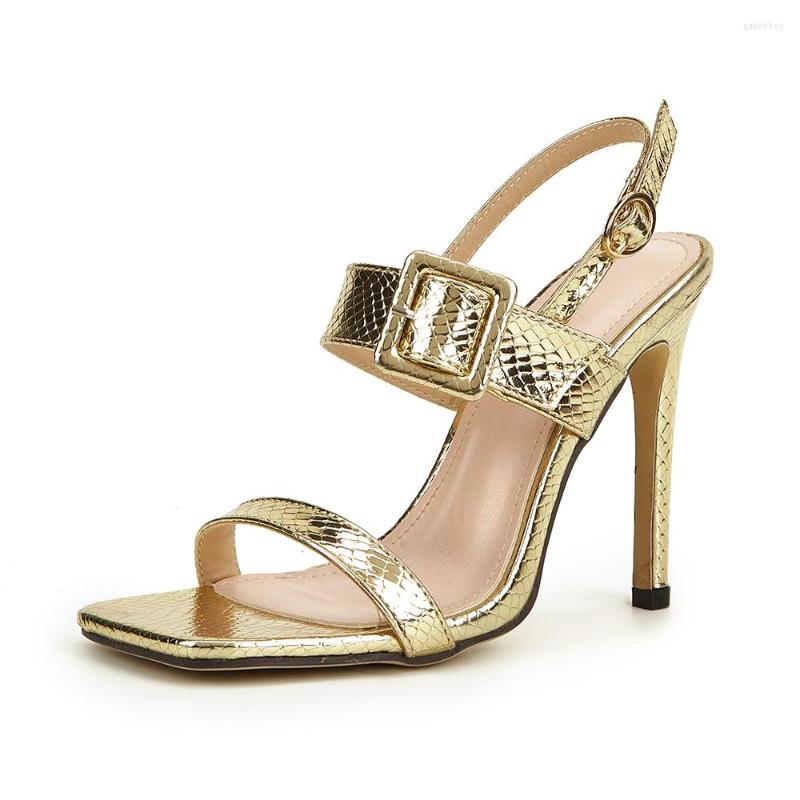 Sandals Women Pumps Summer Fashion Snakeskin Sexy Open Toe High Heels Shoes Female Fine Party Casual Cx414, Gold
Sandals Women Pumps Summer Fashion Snakeskin Sexy Open Toe High Heels Shoes Female Fine Party Casual Cx414, Gold
