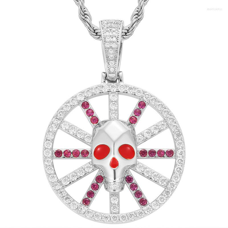 Pendant Necklaces Iced Out Skull Rudder Pave Cubic Zircon Rapper Necklace Fashion Bling Hip Hop Party Jewelry For Men Women Gift
Pendant Necklaces Iced Out Skull Rudder Pave Cubic Zircon Rapper Necklace Fashion Bling Hip Hop Party Jewelry For Men Women Gift
