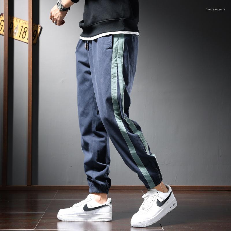 Men's Pants Stripe Side Sport Men Casual Baggy Pencil Autumn Streetwear Fashion Blue Elastic Waist Joggers Trousers
Men's Pants Stripe Side Sport Men Casual Baggy Pencil Autumn Streetwear Fashion Blue Elastic Waist Joggers Trousers