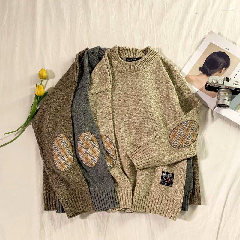 Men's Sweaters Korean Style 2022 Autumn Patchwork Sweater Men Harajuku Fashion Male Pullovers Retro Oversize 5XL Idol Drama Handsome Guy, Brown
Men's Sweaters Korean Style 2022 Autumn Patchwork Sweater Men Harajuku Fashion Male Pullovers Retro Oversize 5XL Idol Drama Handsome Guy, Brown