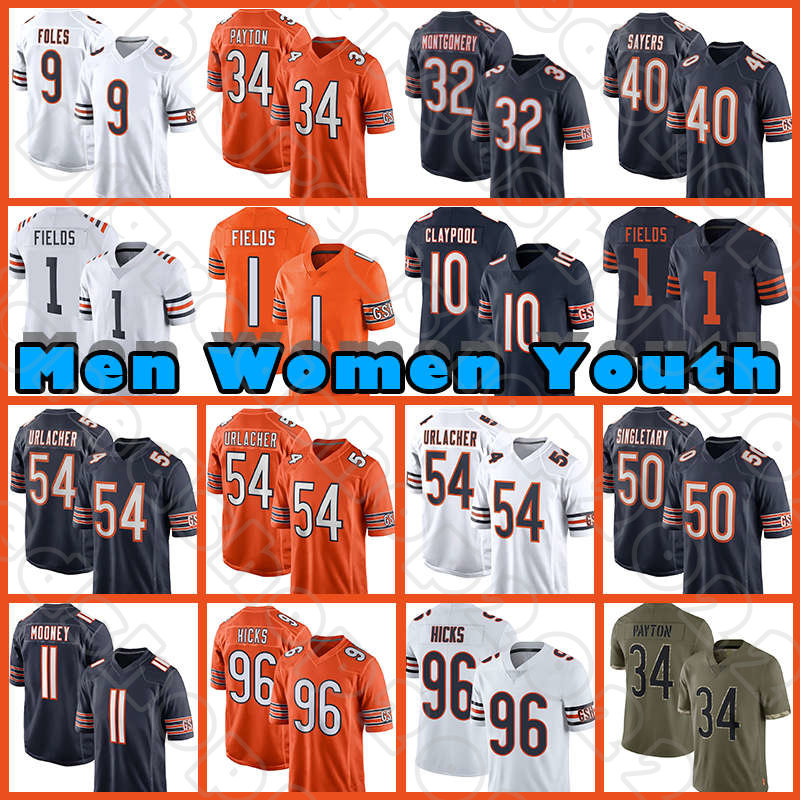 Justin Fields Walter Payton Football Jaquan Brisker Jerseys Darnell Mooney Chicago Bears Cole Kmet Chase Claypool David Montgomery Eddie Jackson Brian Urlacher, Custom men (x d)
Justin Fields Walter Payton Football Jaquan Brisker Jerseys Darnell Mooney Chicago Bears Cole Kmet Chase Claypool David Montgomery Eddie Jackson Brian Urlacher, Custom men (x d)