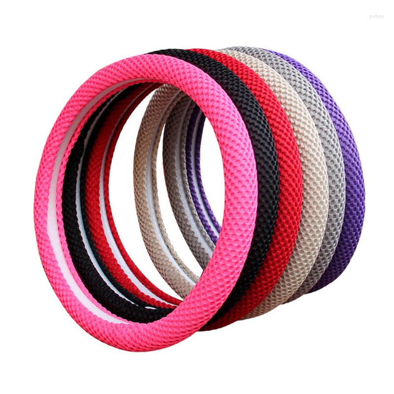 Steering Wheel Covers 1Pcs 38CM Ice Silk Summer Universal For Wear-resistant Anti-slip Car Interior Accessories Black Red Rose
Steering Wheel Covers 1Pcs 38CM Ice Silk Summer Universal For Wear-resistant Anti-slip Car Interior Accessories Black Red Rose