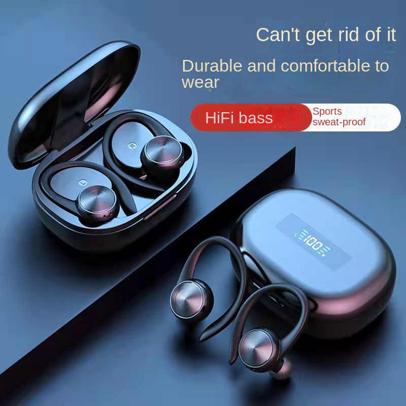 Yezhou R200tws TWS Sports Bluetooth wireless sport earphone 5.0 Sweat-Proof Ear-Mounted LED Digital Display true wireless stereo Headset, Earphonr
Yezhou R200tws TWS Sports Bluetooth wireless sport earphone 5.0 Sweat-Proof Ear-Mounted LED Digital Display true wireless stereo Headset, Earphonr