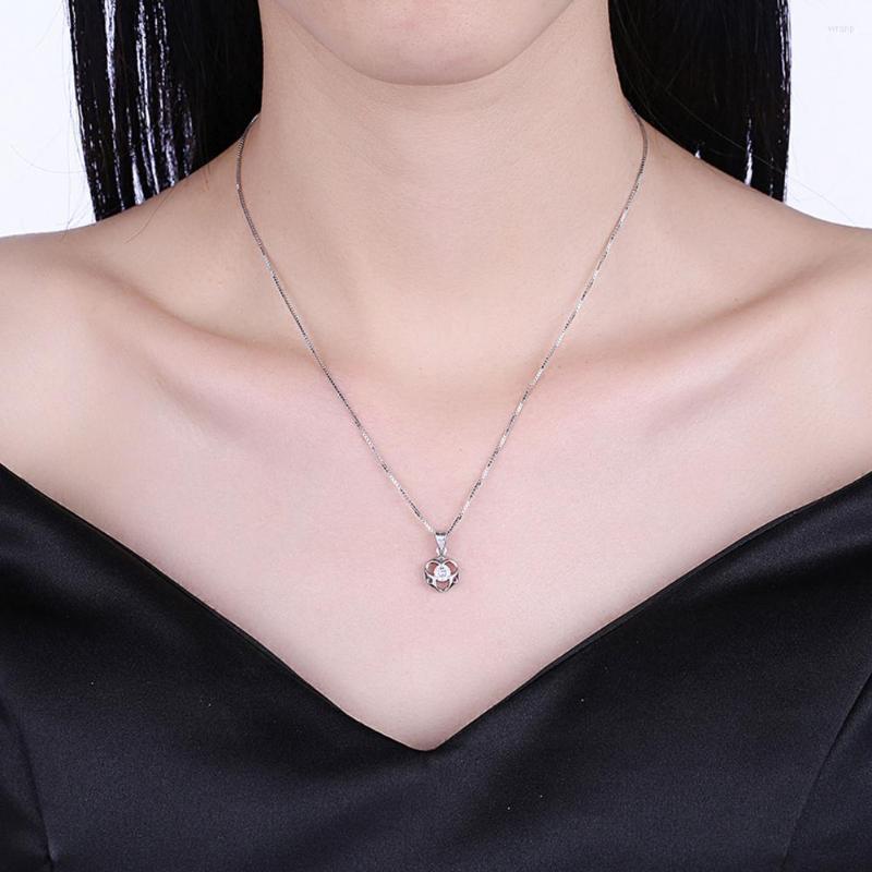 Pendant Necklaces SILVERHOO 925 Trendy Silver Jewelry Necklace Hollow Circle Cubic Zirconia Women's
Pendant Necklaces SILVERHOO 925 Trendy Silver Jewelry Necklace Hollow Circle Cubic Zirconia Women's