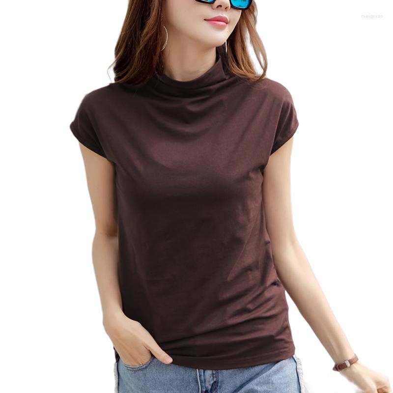 Women' T Shirts 2022 Summer Turtleneck Cotton Women T-Shirts Solid Slim Sexy Office Lady Elegant Top Tees Thin Fashion Outwear Tops, Green
Women' T Shirts 2022 Summer Turtleneck Cotton Women T-Shirts Solid Slim Sexy Office Lady Elegant Top Tees Thin Fashion Outwear Tops, Green
