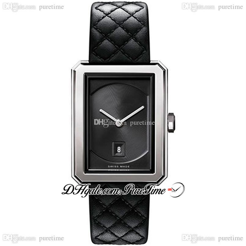 Boy-Friend H6585 Swiss Quartz Womens Watch Medium Steel Case Black Guilloche Dial Leather Strap Ladies Watches Puretime F01a12947, Original box
Boy-Friend H6585 Swiss Quartz Womens Watch Medium Steel Case Black Guilloche Dial Leather Strap Ladies Watches Puretime F01a12947, Original box