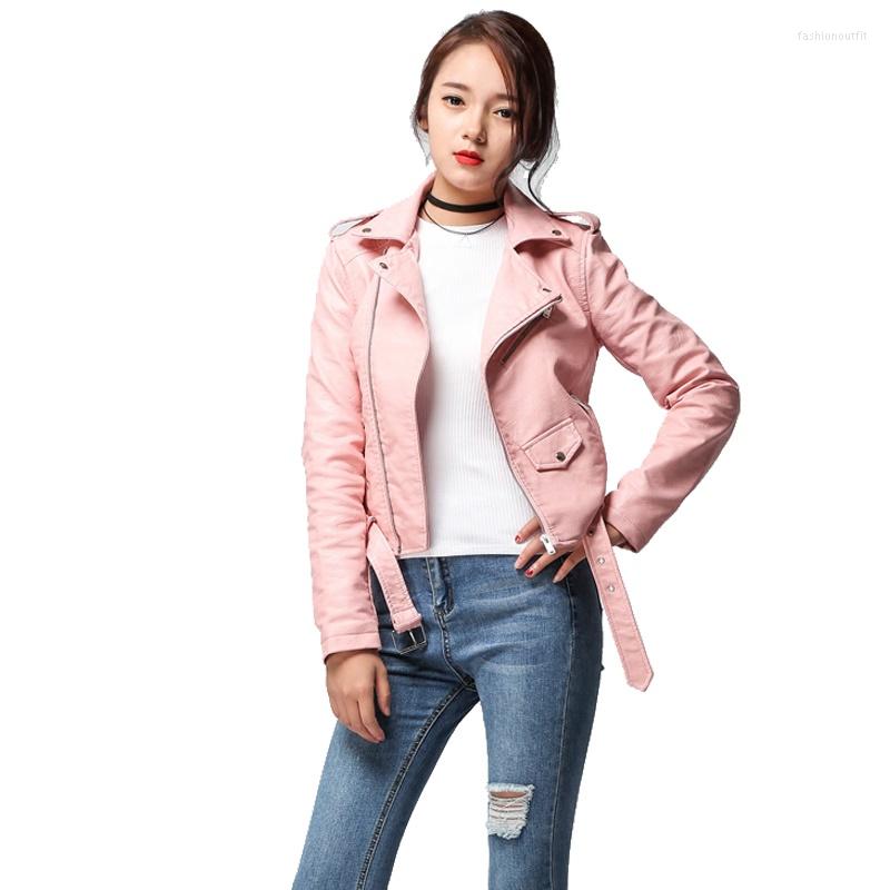 Women' Leather Fashion Spring Autumn Women Faux Soft Jacket Long Sleeve Pink Biker Coat Zipper Design Motorcycle PU Red, Blue
Women' Leather Fashion Spring Autumn Women Faux Soft Jacket Long Sleeve Pink Biker Coat Zipper Design Motorcycle PU Red, Blue
