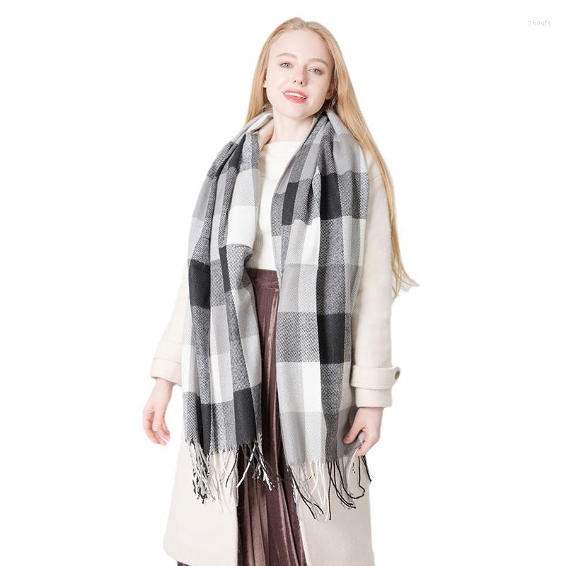 Scarves CHENKIO Scarfs For Women Winter Classic Plaid Warm Scarf Oversized Soft Large Knit Wrap Shawl Luxury Hijab
Scarves CHENKIO Scarfs For Women Winter Classic Plaid Warm Scarf Oversized Soft Large Knit Wrap Shawl Luxury Hijab