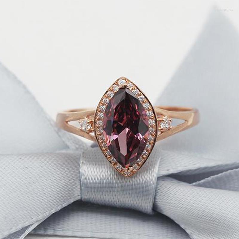Cluster Rings 2022 585 Purple Gold 14K Rose Crystal Card Dark Ruby Marquise For Women Luxury Jewelry Wedding Gift
Cluster Rings 2022 585 Purple Gold 14K Rose Crystal Card Dark Ruby Marquise For Women Luxury Jewelry Wedding Gift