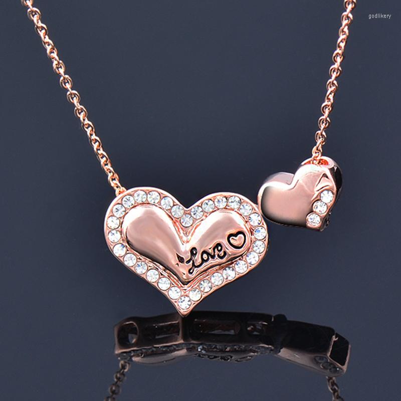 Choker LEEKER Double Heart Necklace With Cubic Zircon Stones Rose Gold Color Chain On Neck Women 2022 Jewelry ZD1 XS2
Choker LEEKER Double Heart Necklace With Cubic Zircon Stones Rose Gold Color Chain On Neck Women 2022 Jewelry ZD1 XS2