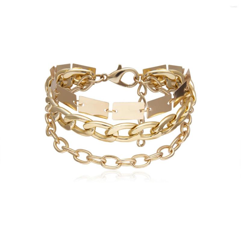 Link Bracelets Arrival Jewelry Personality Square Mix Simple Female Retro Punk Geometric Chain Multilayer Bracelet
Link Bracelets Arrival Jewelry Personality Square Mix Simple Female Retro Punk Geometric Chain Multilayer Bracelet