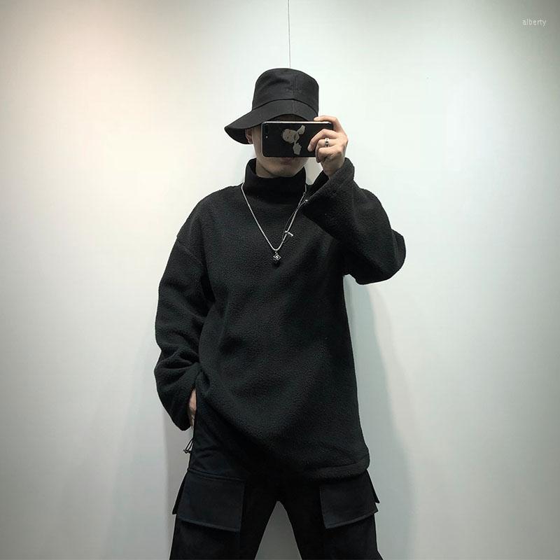 Men' Hoodies Men Autumn And Winter Fashion Turtleneck Plush Loose Classic Simple Personality Thick Black Slimming Hoodie
Men' Hoodies Men Autumn And Winter Fashion Turtleneck Plush Loose Classic Simple Personality Thick Black Slimming Hoodie