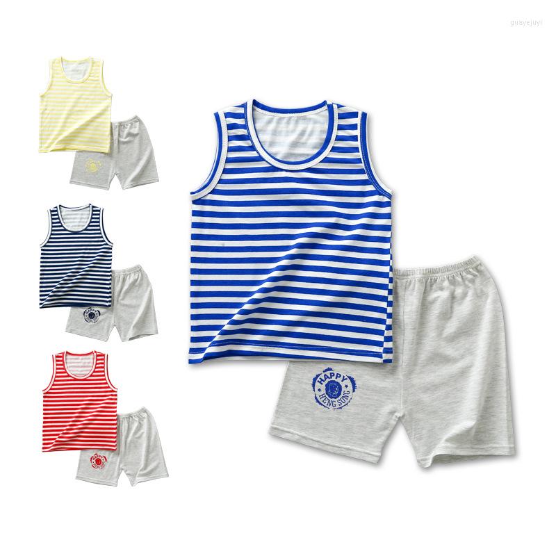 Clothing Sets Baby Summer Beachi Set Kids Boys Sleeveless T-shirt Shorts 2pcs Plaid Clothes, W-2
Clothing Sets Baby Summer Beachi Set Kids Boys Sleeveless T-shirt Shorts 2pcs Plaid Clothes, W-2