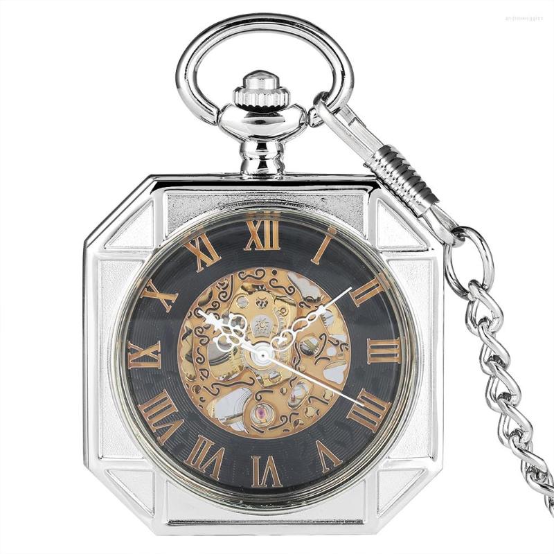 Pocket Watches Antique Octagon Skeleton Mechanical Watch Fob Chain Steampunk Male Hollow Clock Pendant Reloj De Bolsillo, Style 4
Pocket Watches Antique Octagon Skeleton Mechanical Watch Fob Chain Steampunk Male Hollow Clock Pendant Reloj De Bolsillo, Style 4