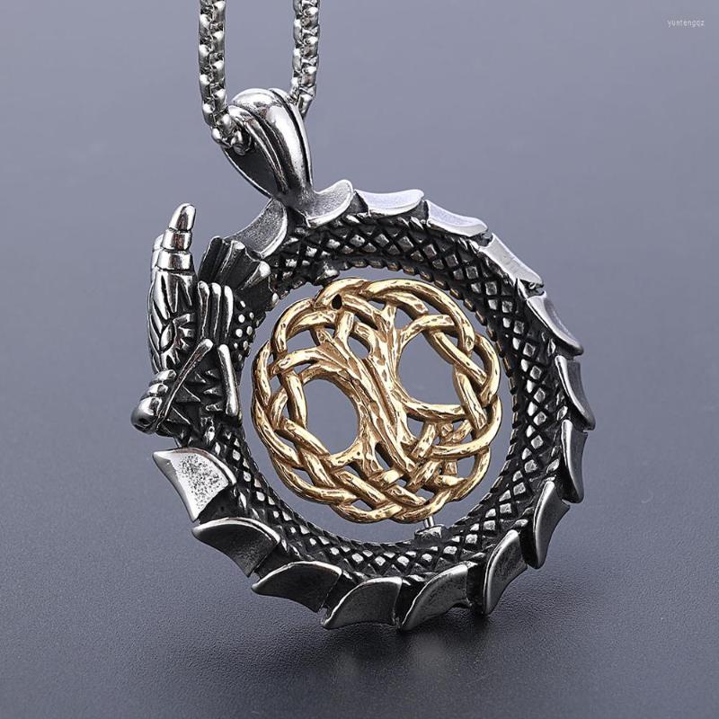 Pendant Necklaces Fashion Tree Of Life Necklace For Men Personality Stainless Steel Dragon Pattern Animal Male Charm Jewelry Gifts
Pendant Necklaces Fashion Tree Of Life Necklace For Men Personality Stainless Steel Dragon Pattern Animal Male Charm Jewelry Gifts