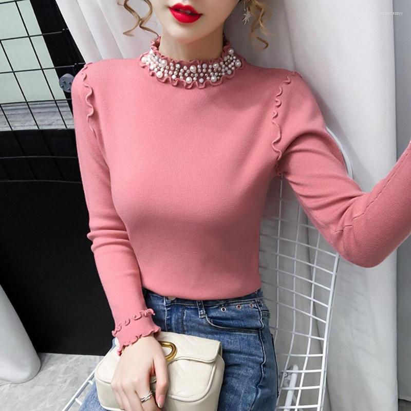 Women's Sweaters 2022 Autumn Winter Women Pullover Sweater Beaded Neck Top Elegant Lady Long Sleeve Jumper Casual Warm Pull Femme, Black
Women's Sweaters 2022 Autumn Winter Women Pullover Sweater Beaded Neck Top Elegant Lady Long Sleeve Jumper Casual Warm Pull Femme, Black
