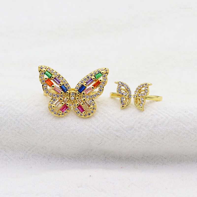 Wedding Rings Luxury Crystal For Women 2022 Open Adjustable Shine Rainbow Butterfly Weddings Party Jewelry Gifts
Wedding Rings Luxury Crystal For Women 2022 Open Adjustable Shine Rainbow Butterfly Weddings Party Jewelry Gifts