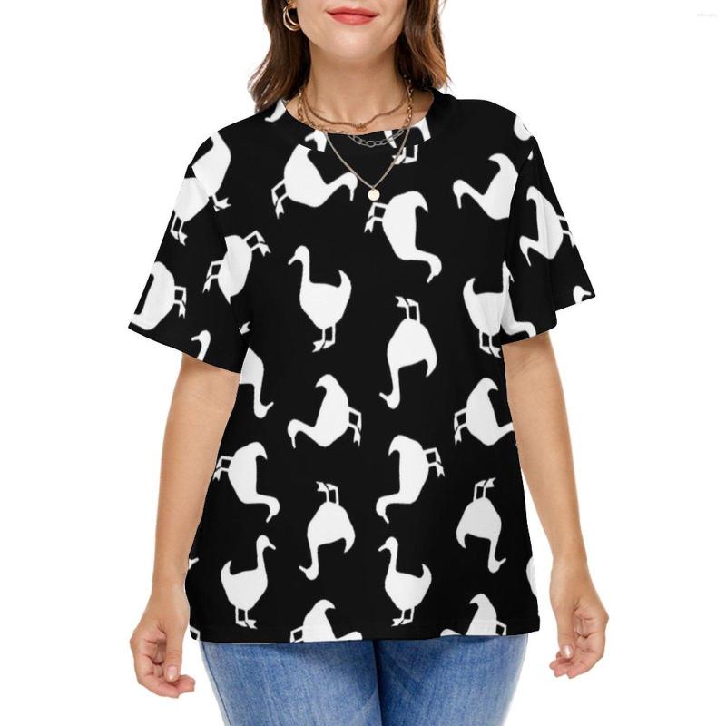 Shirt Animal Silhouette Black And White Duck Vintage S Short-Sleeve Graphic Tops Street Style Clothes Plus Size 5XL 6XL, Style-9
Shirt Animal Silhouette Black And White Duck Vintage S Short-Sleeve Graphic Tops Street Style Clothes Plus Size 5XL 6XL, Style-9