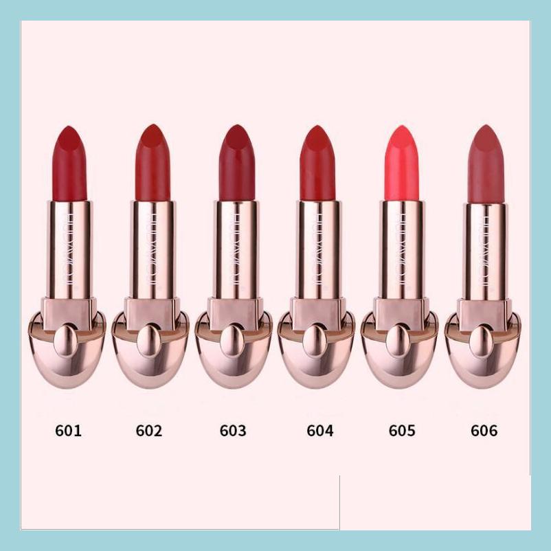 Lipstick Moji Matte 6Colors Lipstick Sexy Waterproof Lasting Long Professional Lip Sticks Makeup Products Drop Delivery Health Beauty Dhcym, Customize
Lipstick Moji Matte 6Colors Lipstick Sexy Waterproof Lasting Long Professional Lip Sticks Makeup Products Drop Delivery Health Beauty Dhcym, Customize