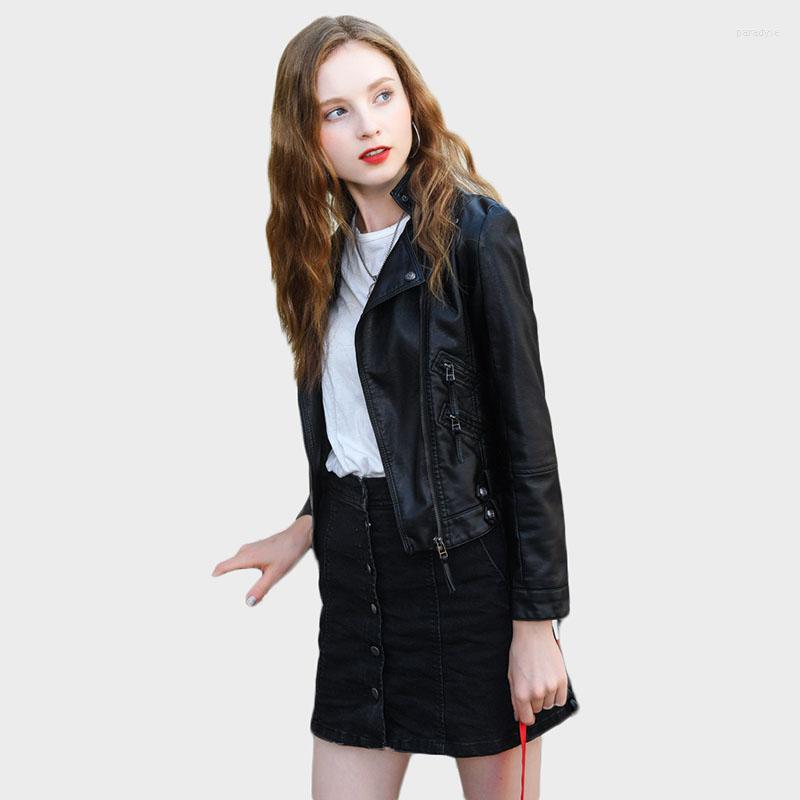 Women' Leather Top Selling Product In 2022 Korean Style Coat Women Short Jacket Leisure Spring/autumn Pu Jackets, Black
Women' Leather Top Selling Product In 2022 Korean Style Coat Women Short Jacket Leisure Spring/autumn Pu Jackets, Black