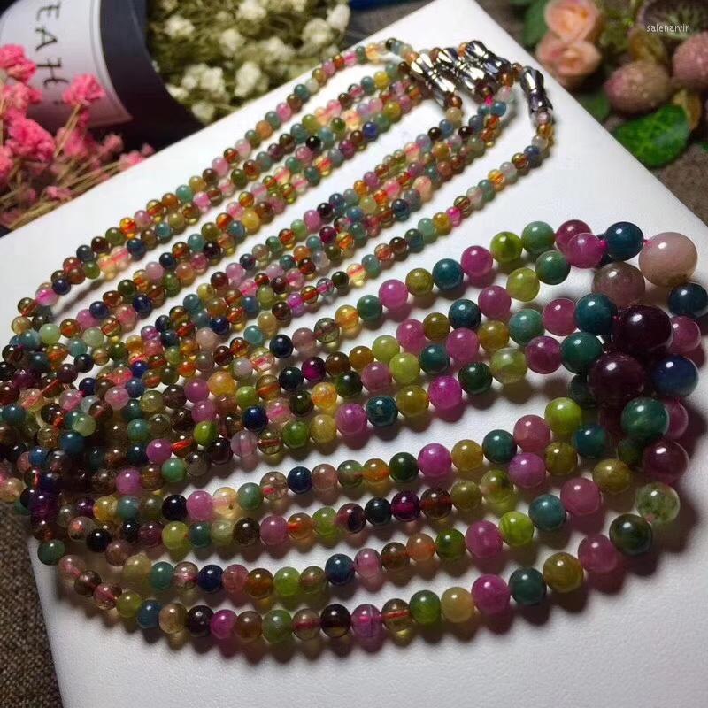 Chains Tourmaline Multicolor Round Necklace 4-9mm 17inch FPPJ Wholesale Beads Nature
Chains Tourmaline Multicolor Round Necklace 4-9mm 17inch FPPJ Wholesale Beads Nature