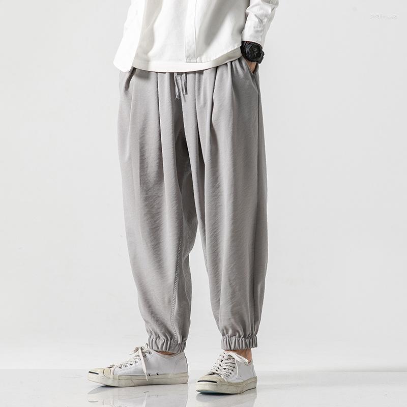 Men's Pants Japanese Streetwear Loose Plus Size Harem Summer Thin Cropped Trousers Male Harajuku Linens Baggy Joggers Men Clothing, Black
Men's Pants Japanese Streetwear Loose Plus Size Harem Summer Thin Cropped Trousers Male Harajuku Linens Baggy Joggers Men Clothing, Black