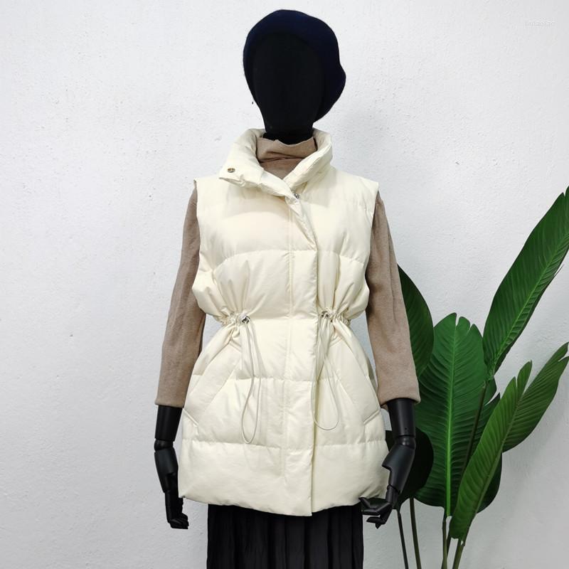 Women' Vests FTLZZ Spring Women Sleeveless Vest Solid Thick Adjustable Waist Slim 90% White Duck Down Ss Stand Collar Zipper, Beige
Women' Vests FTLZZ Spring Women Sleeveless Vest Solid Thick Adjustable Waist Slim 90% White Duck Down Ss Stand Collar Zipper, Beige