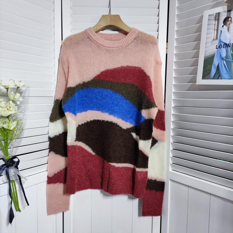 Women's Sweaters 2022 Women Fashion Long Sleeve Sexy Round Neck Loose Mohair Blend Print Sweater 0903
Women's Sweaters 2022 Women Fashion Long Sleeve Sexy Round Neck Loose Mohair Blend Print Sweater 0903