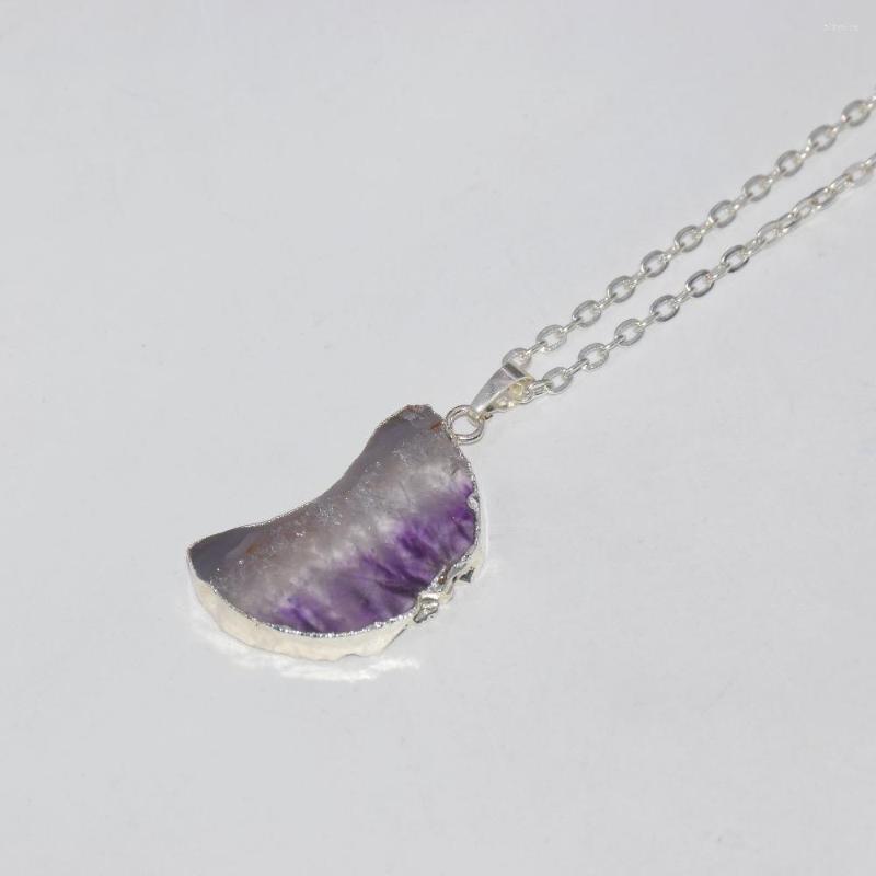 Pendant Necklaces Natural Crescent Moon Amethysts Slice Drusy Chain Necklace 2022 Charms Purple Crystal Quartz Druzy Stone Women
Pendant Necklaces Natural Crescent Moon Amethysts Slice Drusy Chain Necklace 2022 Charms Purple Crystal Quartz Druzy Stone Women