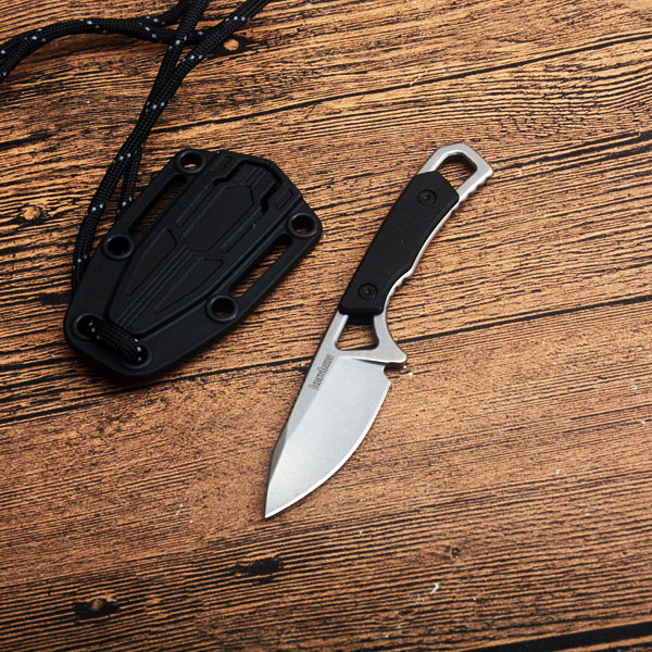 Kershaw 2085 Fixed Knife Hunting knives Stonewashed 8Cr13Mov Blade Black glass filled nylon handle With Neck Sheath kershaw 1660 Camping Tools
Kershaw 2085 Fixed Knife Hunting knives Stonewashed 8Cr13Mov Blade Black glass filled nylon handle With Neck Sheath kershaw 1660 Camping Tools