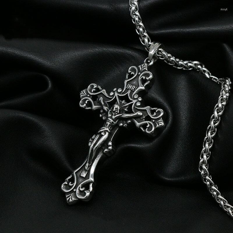 Pendant Necklaces Retro Baroque Cross Jesus Necklace For Man Woman Punk Aesthetic Fashion Cool Stuff 2022 Jewelry Party Gift
Pendant Necklaces Retro Baroque Cross Jesus Necklace For Man Woman Punk Aesthetic Fashion Cool Stuff 2022 Jewelry Party Gift