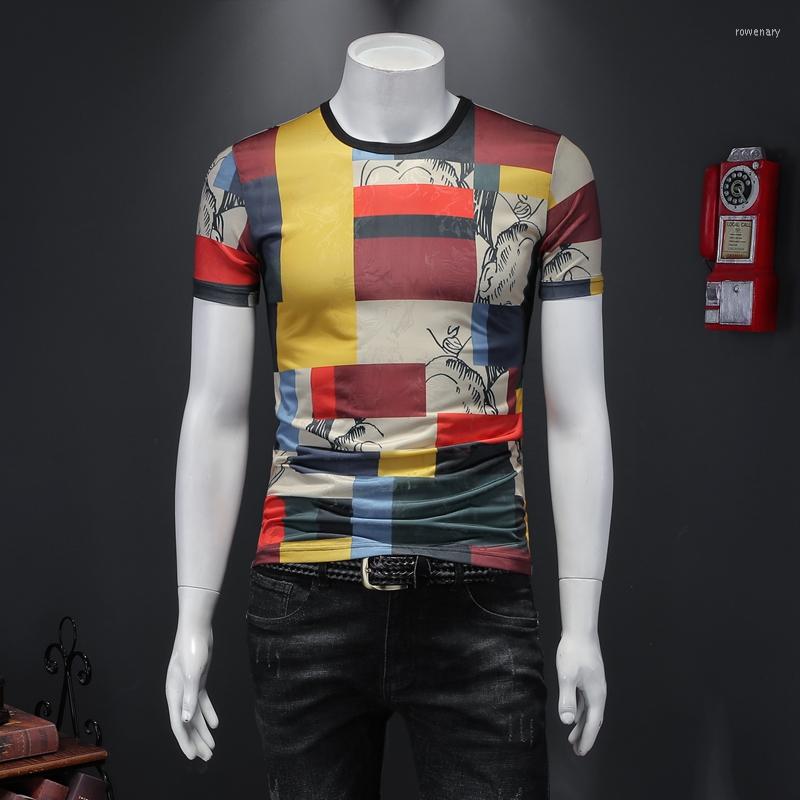 Men' T Shirts Summer Flower Short-sleeved T-shirt Men' Korean Version Of Slim Casual Printing Half-sleeved Youth Trend Personality, Multi
Men' T Shirts Summer Flower Short-sleeved T-shirt Men' Korean Version Of Slim Casual Printing Half-sleeved Youth Trend Personality, Multi