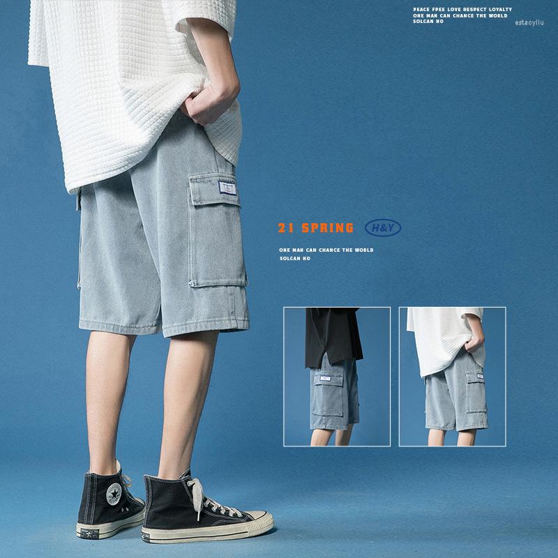 Men's Pants Summer 2022 Casual Denim Shorts Male Port Style Loose Wide-leg Student Handsome Vintage Teenager Cowboy Short Jeans, Sky blue
Men's Pants Summer 2022 Casual Denim Shorts Male Port Style Loose Wide-leg Student Handsome Vintage Teenager Cowboy Short Jeans, Sky blue
