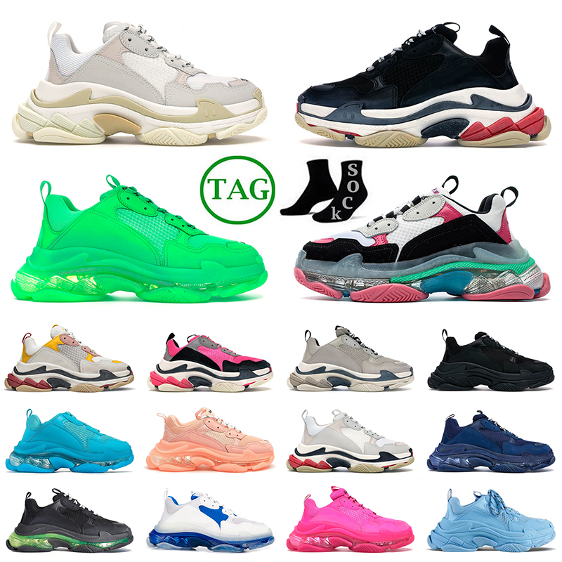 Men Women Triple S Dad Shoes Trainers Vintage Plateforme Sneakers White Black Glitter Luxury Paris 17FW Designer Leather Suede Shoe Crystal Bottom EUR 45, C3 36-45
Men Women Triple S Dad Shoes Trainers Vintage Plateforme Sneakers White Black Glitter Luxury Paris 17FW Designer Leather Suede Shoe Crystal Bottom EUR 45, C3 36-45