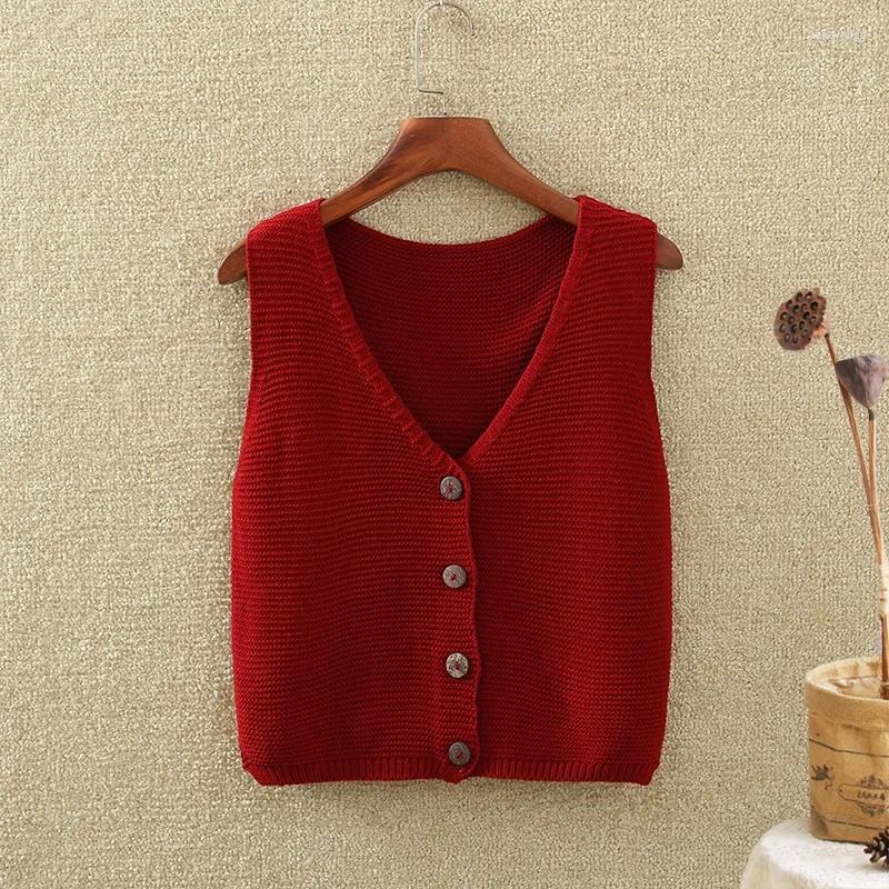 Women' Vests Women' All-Match Sleeveless Top Solid Vest Short V Neck Knitted Waistcoat Cardigan Sweater Outerwear Female, White
Women' Vests Women' All-Match Sleeveless Top Solid Vest Short V Neck Knitted Waistcoat Cardigan Sweater Outerwear Female, White