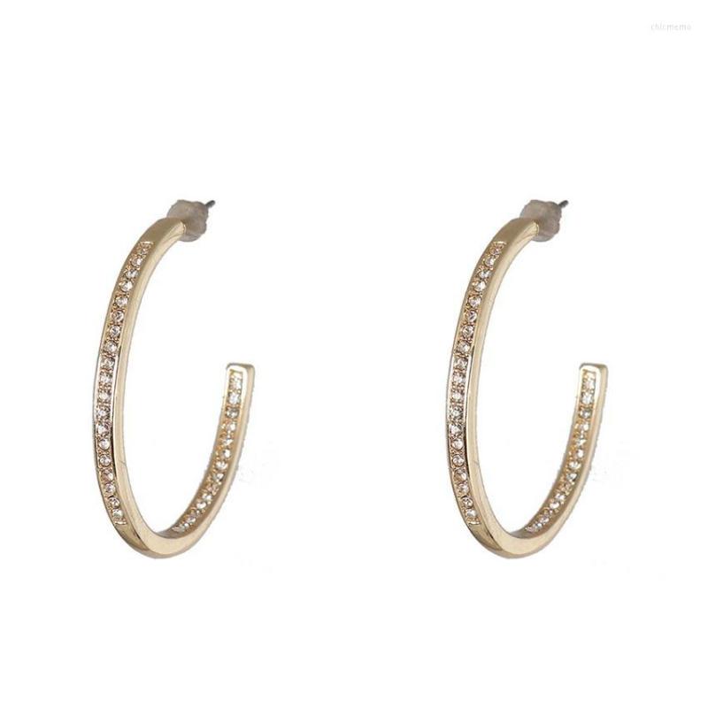 Hoop Earrings Gold Color C Shape Row Crystal Rhinestone Statement For Women Simple Every Day Arrival
Hoop Earrings Gold Color C Shape Row Crystal Rhinestone Statement For Women Simple Every Day Arrival