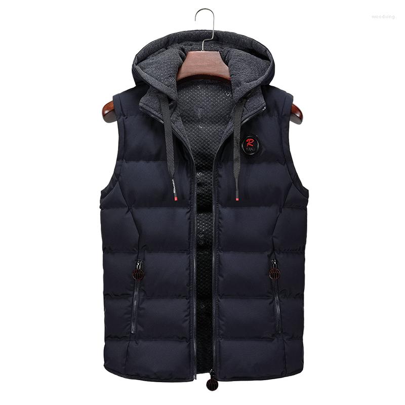 Men's Vests Vest Mens Work Clothes Men Winter Casual Outerwear Warm Hood Jacket Sleeveless Waterproof Jackets Parkas, Black
Men's Vests Vest Mens Work Clothes Men Winter Casual Outerwear Warm Hood Jacket Sleeveless Waterproof Jackets Parkas, Black