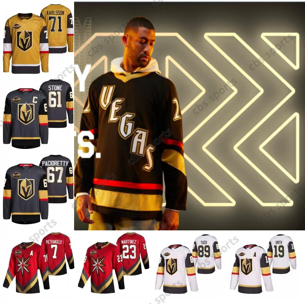 Vegas Golden Knights Mark Stone Reverse Retro Jersey Phil Kessel Jack Eichel Reilly Smith Alex Pietrangelo Shea Weber Robin Lehner Jonathan Marchessault Karlsson, Womens:as shown s-2xl
Vegas Golden Knights Mark Stone Reverse Retro Jersey Phil Kessel Jack Eichel Reilly Smith Alex Pietrangelo Shea Weber Robin Lehner Jonathan Marchessault Karlsson, Womens:as shown s-2xl