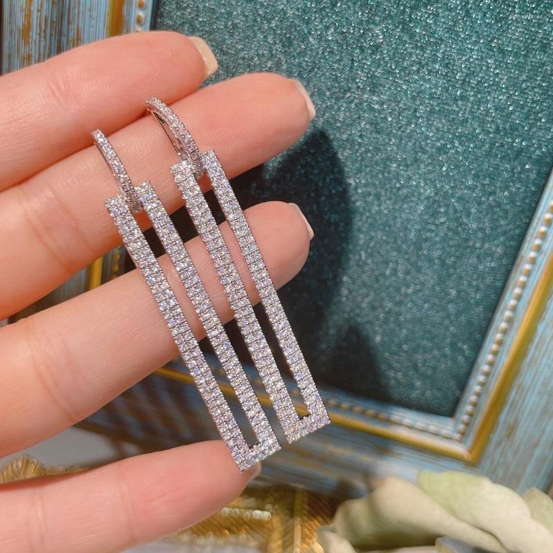Dangle Earrings HIBRIDE Famous Square Shape Long Drop For Women Bridal Wedding Cubic Zirconia Earring Party Jewelry E-1014
Dangle Earrings HIBRIDE Famous Square Shape Long Drop For Women Bridal Wedding Cubic Zirconia Earring Party Jewelry E-1014