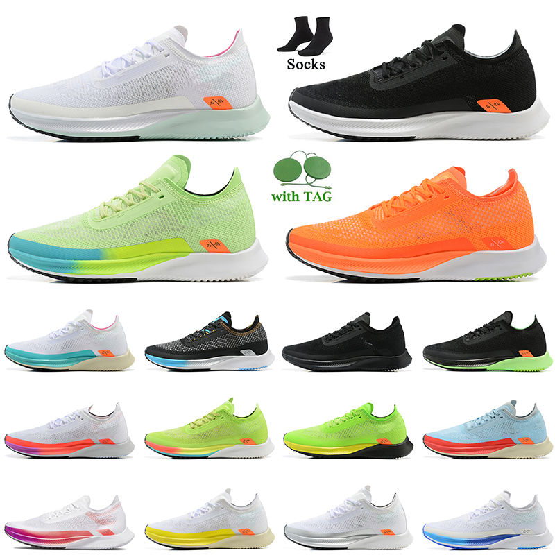 

Fashion Women Mens Zomxs Streakfly Proto Running Shoes Orange White Silver Black Green Pink Blue Photon Dust Outdoor Jogging Sports Trainers Zoms Sneakers, A15 36-40