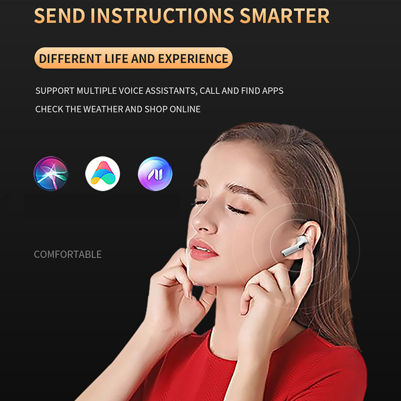 Sports Earphones TWS Air Pro 6 Wireless Stereo Earbud Waterproof Mini In Ear Headphone Headset Fit For Phones