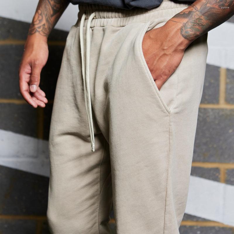 Men's Pants Fitness Sports Men's Outdoor Sweatpants Casual Small Foot, Black