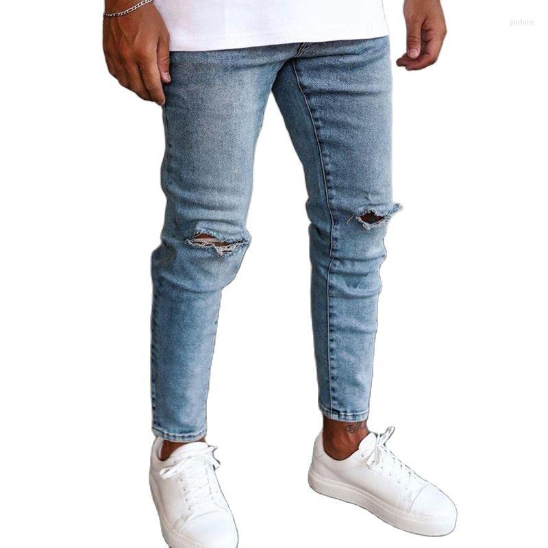 Men's Pants 2022 Fashion Casual Blue Classic Streetwear Designer Denim Jeans Stretch Men Light Ripped Slim Fit Men's Trousers, 5518
Men's Pants 2022 Fashion Casual Blue Classic Streetwear Designer Denim Jeans Stretch Men Light Ripped Slim Fit Men's Trousers, 5518
