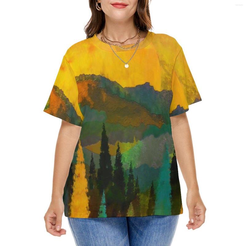 Shirt Trees And Mountains S Painting Of Abstract Print Casual T Short Sleeve Cute Tees Plus Size 4XL 5XL Sexy Tops Gift, Style-13
Shirt Trees And Mountains S Painting Of Abstract Print Casual T Short Sleeve Cute Tees Plus Size 4XL 5XL Sexy Tops Gift, Style-13